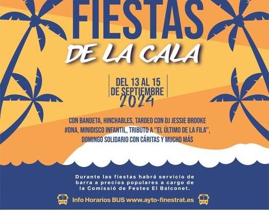 Fiestas de la Cala en honor al Turista (Finestrat)