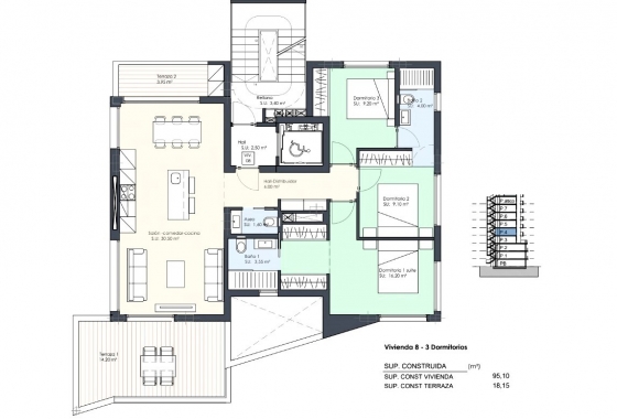 Obra nueva - Apartamento / piso - Guardamar del Segura