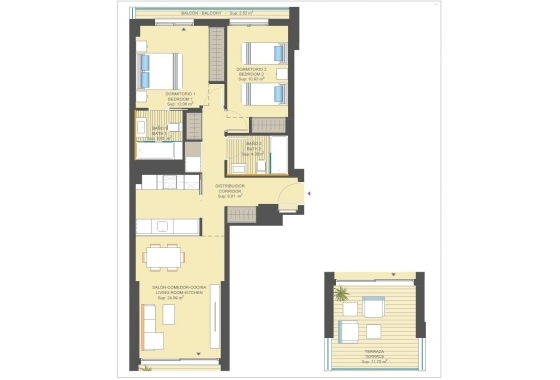 Deweloperskie - Apartament - Dehesa De Campoamor