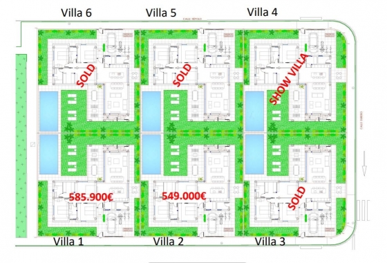 Obra nueva - Villa - Mar de Cristal - Playa de Cristal