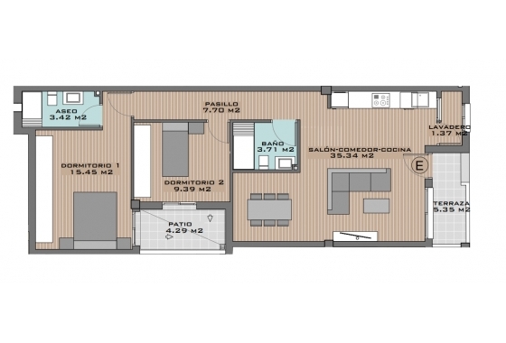 Deweloperskie - Apartament - Algorfa